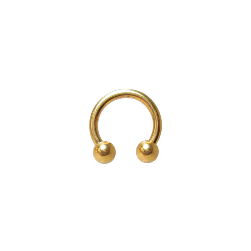 Circular Barbell Gold PVD 1.2mm