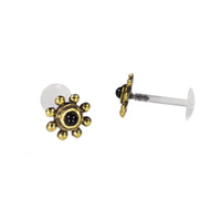 Tribal Labret BioFlex with Onyx Stone