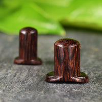 Wooden Labret, Tamarind Wood Labret for Stretched Labret, 2mm 4mm 6mm 8mm