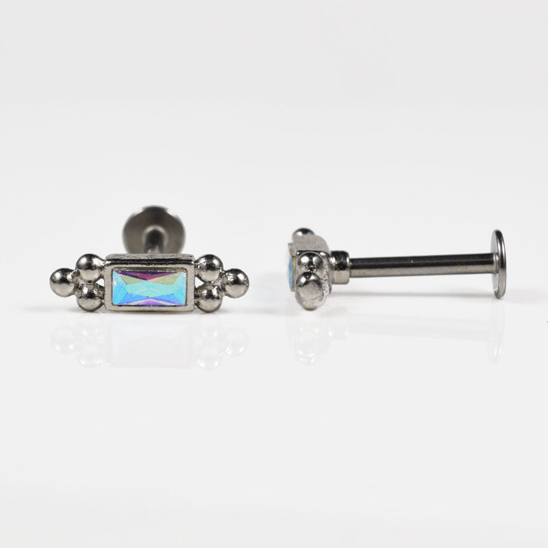 Stone labret top