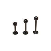 black micro labrets