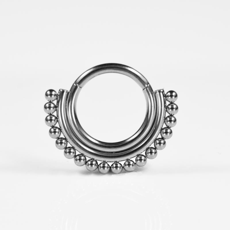 clicker ring for rook piercing and other ear piercings