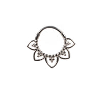 Hinged Segment Ring Tribal Petals